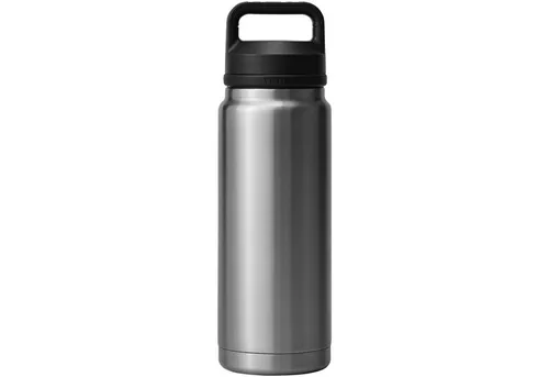 YETI Rambler Flasche 26 oz mit Chug-Verschluss - Thermobehälter aus robustem Edelstahl, doppelwandige Vakuumisolierung für heiße und kalte Getränke, spülmaschinenfest und 100% auslaufsicher - ideal für Abenteuer und den Alltag.