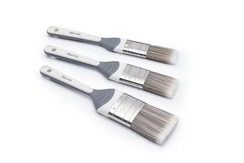 Harris Malerpinsel-Set 3er-Pack 25/38/50 mm Flachpinsel für Wandfarbe, Dispersions- & Latexfarbe – kein Borstenverlust, fusselfreie Lackpinsel Wände & Decken