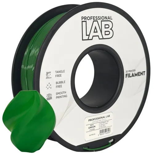 PETG Grün, 1.75mm, +/- 0.03mm - Prof. Lab Filament