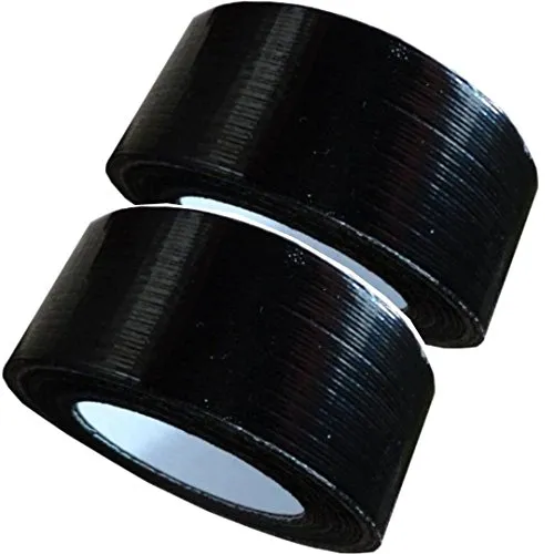Rollen Klebeband Gewebeband Panzerband Panzertape 50m X 48mm schwarz (2 Rollen 50 m x 48mm, schwarz 2-er) 2