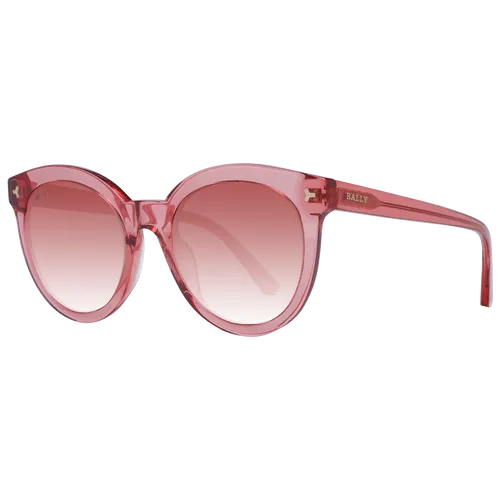 Bally Sonnenbrille BY0069 66T 52 Damen Rot - Damen Sonnenbrille in trendigem Rot, mit 100% UVA & UVB Schutz und original Etui. Ideal für stilbewusste Frauen, die Wert auf Qualität und Schutz legen.