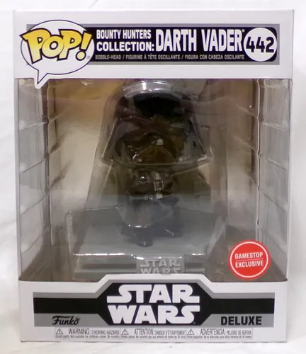 FUNKO POP! Star Wars Diorama Bounty Hunter Darth Vader #442 Special Edition - Actionfigur von Darth Vader als Bounty Hunter, ca. 15 cm groß, exklusive Sammlerversion in biologisch abbaubarer Verpackung - ideal für Star Wars Fans!