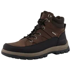 Romika Herren Schnürstiefel in Braun, Größe 41 - Wanderschuhe mit wasserabweisendem ROMITEX, ideal für kalte Wintertage. Komfortable Softrelax Sohle und praktischer Innenreißverschluss für einfaches An- und Ausziehen.