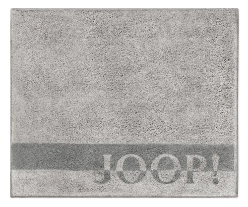 JOOP! Badteppich Logo Stripes 50x60 cm in silber von JOOP!