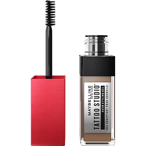 Produktbild Maybelline New York Augenbrauengel, Für dichter aussehende und geformte Augenbrauen, Wischfest und wasserfest, Tattoo Brow 36H Styling Gel, Nr. 250 Blonde, 6 ml