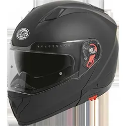 Premier Delta U9BM Klapphelm, schwarz, Größe XS für Männer - Motorradhelm mit herausnehmbarem und waschbarem Innenfutter, transparentem und kratzfestem Visier – ideal für stilbewusste Fahrer.