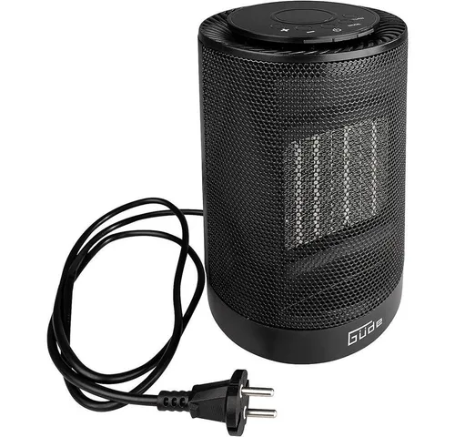 Güde Keramik Heizlüfter GKH 1200 DT - Kompakte Wärme für Ihr Zuhause - Elektroheizkörper mit PTC-Keramik Heizelement für schnelle Wärme, ideal für Allergiker, mit sicherem Überhitzungs- und Kippschutz sowie praktischer Timerfunktion.