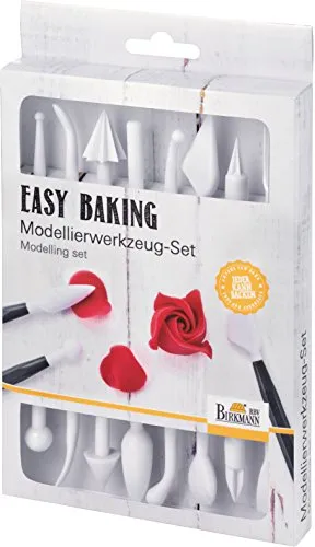 RBV Birkmann, 443556, Easy Baking, Modellierwerkzeug-Set, 8-teilig
