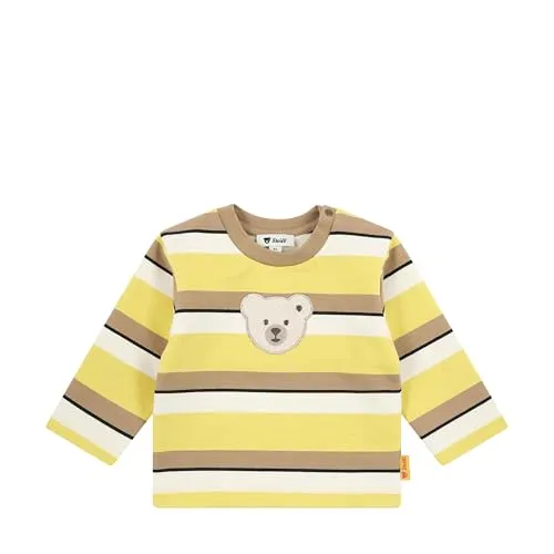 Steiff Baby-Jungen Sweatshirt, Cream Gold, 86 cm von Steiff