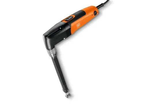 Fein Knabber BLK 1.6 LE 72323960000 - 210W Hochleistungsgerät - Blechbiegemaschine mit QuickIN-Schnellwechselsystem, ideal für präzises Schneiden von Edelstahl bis 0,7 mm.