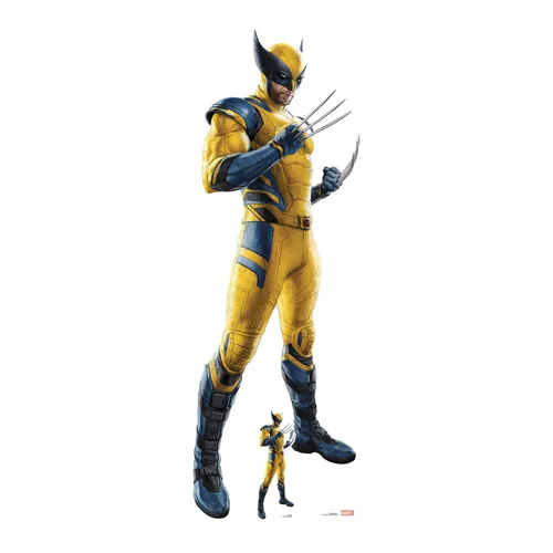 Dekofigur Wolverine Hugh Jackman Pappaufsteller 69x194 cm - Dekofiguren - Lebensgroßer Pappaufsteller von Wolverine, ideal für Partys und Events, einfach aufzubauen und platzsparend zu verstauen.