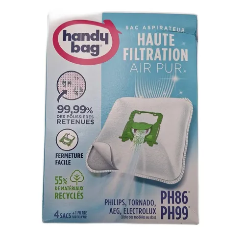 Philips Staubsaugerbeutel Bag 4 Electrolux AEG Tornado Handy vacuum