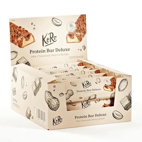 KoRo Protein Bar Deluxe Erdnussbutter 12 x 55 g