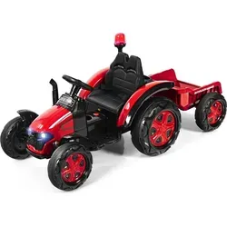 12V Kinder Aufsitztraktor mit Anhänger