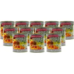 Food-United 5-Frucht-Cocktail leicht gezuckert 12 Dosen Füllmenge 820g ATG 500g