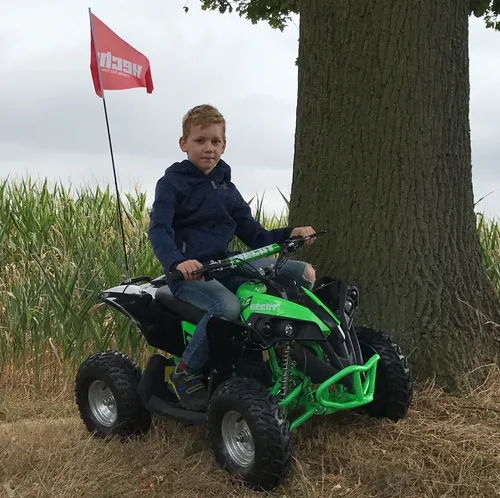 HECHT 51060 Kinder Quad Elektro | 1060W | bis 35km/h | 70kg Tragkraft | 36V (3 x 12V) | 12 Ah Akku