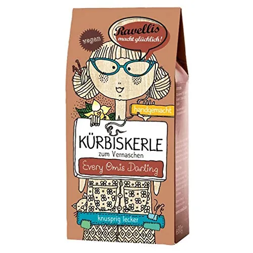 Ravellis Kürbiskerne mit Vanille & Zimt (80 g) - Bio, Menge:3 Stück