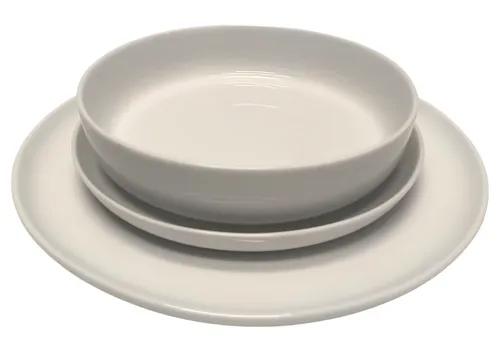 SÄNGER Tafelservice Marlo, 18-teiliges Geschirrset für 6 Personen aus Porzellan - MODERNES DESIGN: Hochwertiges 18-teiliges Geschirrset aus Porzellan für 6 Personen, ideal für stilvolle Abendessen und den Alltag. Spülmaschinenfest und elegant, perfekt für jeden Anlass.