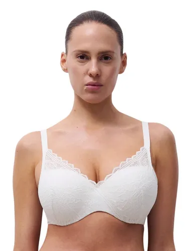 Chantelle Floral Touch Schalen-BH 75C Milk von Chantelle