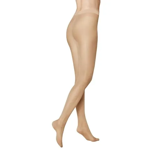 KUNERT Damen Strumpfhosen Cotton Sole 20 atmungsaktiv 20 DEN crystal 1005 44-46