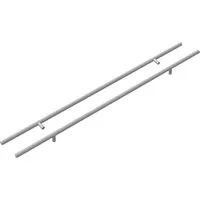 vidaXL Schrankgriff 2 Stk Silber 700 mm Edelstahl 864737