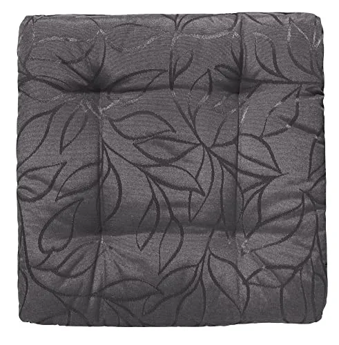 Erwin Müller Outdoor-Stuhlkissen Terrassa abwaschbar anthrazit Größe 40x40x4 cm