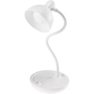 ChiliTec Schreibtischlampe 23763, mit LED, mit Standfuß, 110 Lumen / 1,5 Watt, dimmbar, weiß