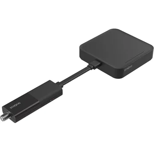 Strong 4K UHD Box SRT 427 - Multimedia-Server mit DVB-S/S2 und Single-Tuner, bietet Zugang zu Online-Diensten und unterstützt H.265 HEVC für gestochen scharfe 4K-UHD Inhalte.
