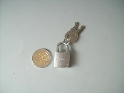 ABUS TITALIUM 64TI/20 Vorhängeschloss - Sicheres 20mm Kofferschloss, gleichschließend und mit 2 Schlüsseln, ideal für Reisen und mehr Sicherheit unterwegs.