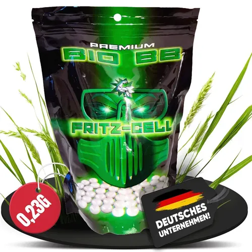 Airsoft Softair Premium BBs Bio 6mm Fritz-Cell 0,23g im Beutel 1 x 4347