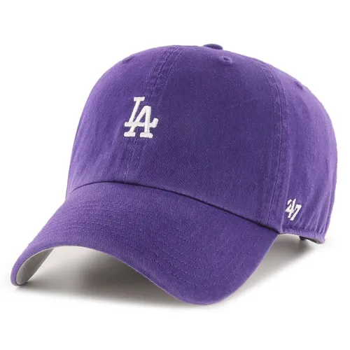 BASE RUNNER LA Dodgers Adjustable Cap - Lila 47 - Hüte & Mützen, stylische Baseballcap in lila, ideal für Sport und Freizeit, aus 100% Baumwolle für hohen Tragekomfort.