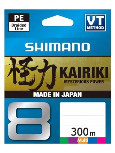 Schnur Kairiki 8, 300 m, 0,28 mm, 29,3 kg, Multi C von Shimano
