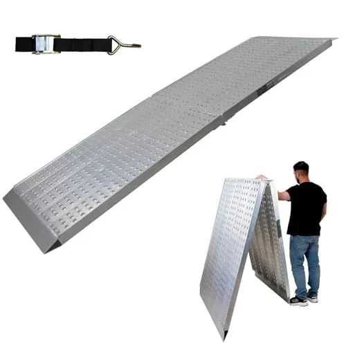 TRUTZHOLM Auffahrrampe extrabreit 300cm klappbar Alu 400Kg