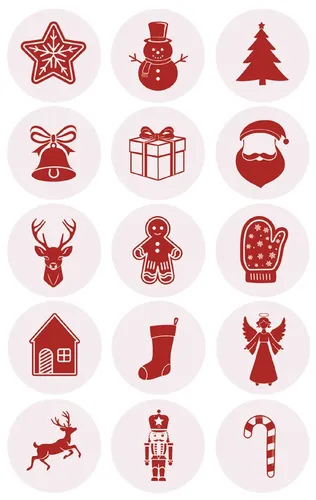 ZDesign Weihnachts-Sticker 