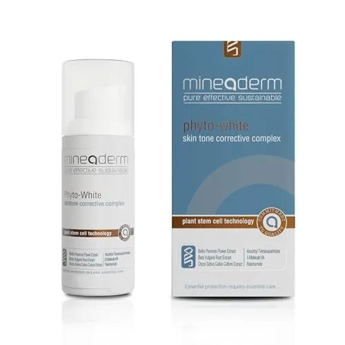 Mineaderm PHYTO-WHITE Anti-Pigmentflecken Creme - Tagespflege mit Vitamin C & Niacinamid, reduziert Pigmentflecken und spendet langanhaltende Feuchtigkeit für einen strahlenden Teint.
