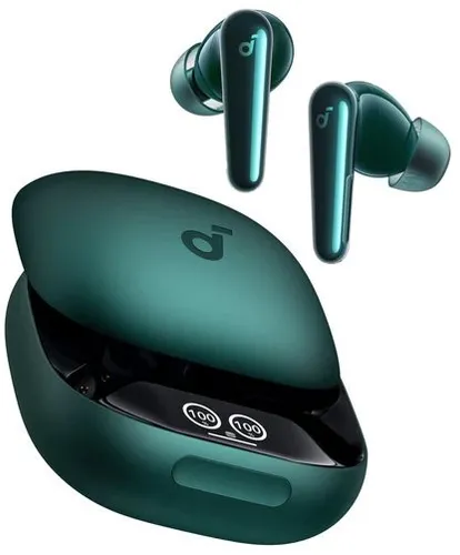 soundcore Liberty 4 Pro von Anker - Kabellose Noise Cancelling Earbuds - Open-Ear-Kopfhörer mit 7 Sensoren für unvergleichliches Noise Cancelling und Hi-Fi-Sound. Genieße klare Anrufe dank KI-gestützter Mikrofone und lade in nur 5 Minuten für 4 Stunden Spielzeit.