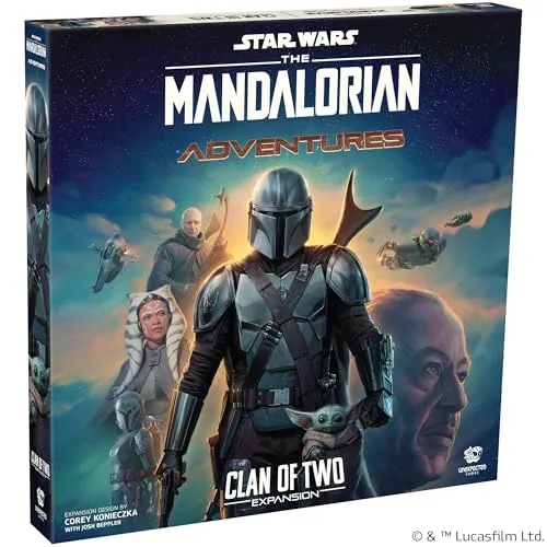 Produktbild Asmodee Star Wars The Mandalorian Adventures: Clan Of Two Erweiterung, Kooperatives Brettspiel, ab 12 Jahren, 1-4 Spieler, 30-60 Minuten Spieldauer