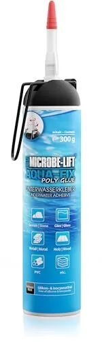 Microbe-Lift Aqua-Fix Unterwasserkleber für Aquarien - Unterwasserkleber für Aquarien und Aquascaping, ideal zum sicheren Befestigen von Dekorationen und Pflanzen im Wasser.