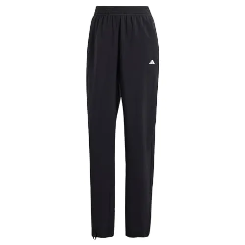 adidas Damen Trn P Hose, Schwarz, L EU - Fitnesshosen mit klassischem Schnitt und mittelhoher Taille. Aus 86 % recyceltem Polyester für nachhaltigen Komfort und AEROREADY-Technologie für optimale Feuchtigkeitsregulierung.