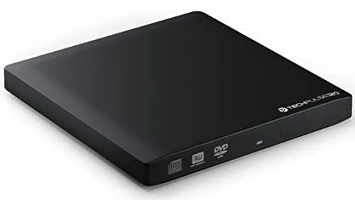 techPulse120 externer USB 3.0 DVD CD Brenner - DVD-Brenner aus Aluminium, schnell und portabel, ideal für das Brennen von CDs und DVDs unterwegs.