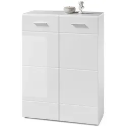 Bega Consult Orlando Schuhkommode – Stilvolle Schuhaufbewahrung in Weiß-Schwarz