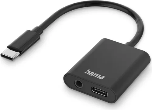 Hama Audio-Ladeadapter 2in1, USB-C