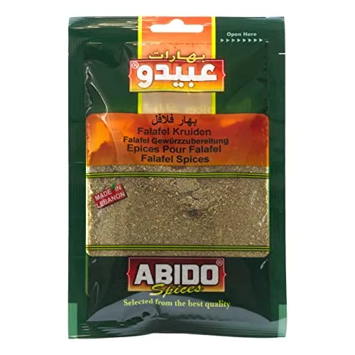 Abido - Falafel Gewürz (gemahlen) - perfekt für die orientalische Küche (gemahlen) - 1 x 50g