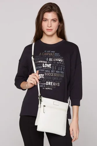 SOCCX Umhängetasche, mit großem RV-Außenfach