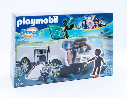 Playmobil 6692 Auto Techno Chamäleon Agent Gene Figur Zubehör Agenten  NEU OVP