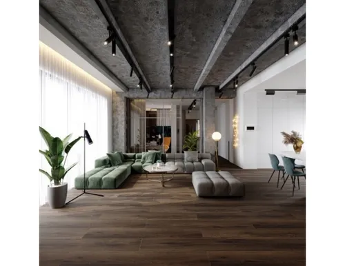 Super Solu Vinyllaminat SPC Klick-Vinyl 5mm mit IXPE-Dämmung, Holzoptik, NK33 Wasserfest, 10 St., S6037-1, 1120 x 228 x 5 mm, 2,554m² (10 Dielen), Anthrazit