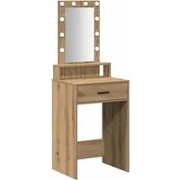 vidaXL Schminktisch mit Stauraum und LED-Beleuchtung von vidaXL