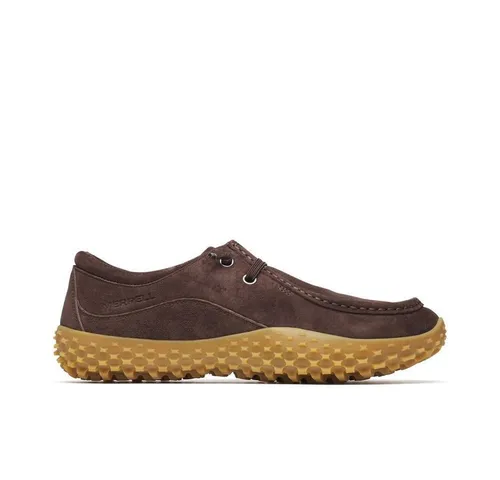 Merrell Women's Wrapt Bungee Barfußschuhe 38,5 - Wasserdicht - Leder-Barfußschuhe in Braun, Größe 38,5 mit elastischen Schnürsenkeln und wasserdichter Membran. Ideal für den Alltag und mit geprüfter antimikrobieller Behandlung für zusätzlichen Komfort.