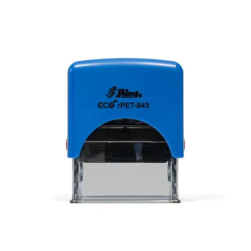 Personalisierbarer Selbstfärbestempel Shiny ECO rPET-843