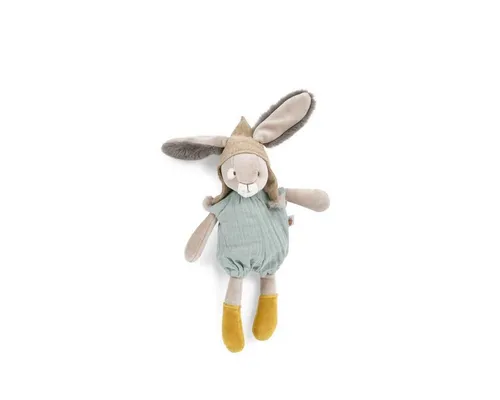 Moulin Roty Kuscheltier Trois Lapins - Kleiner Hase 32cm - Charmantes Plüschtier mit weichen Hasenohren und einem liebevollen Design. Ideal zum Kuscheln und Spielen, perfekt für kleine Entdecker.